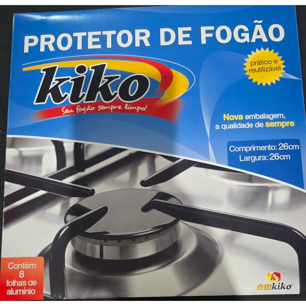 protetor de fogão KIKO com 8 folhas