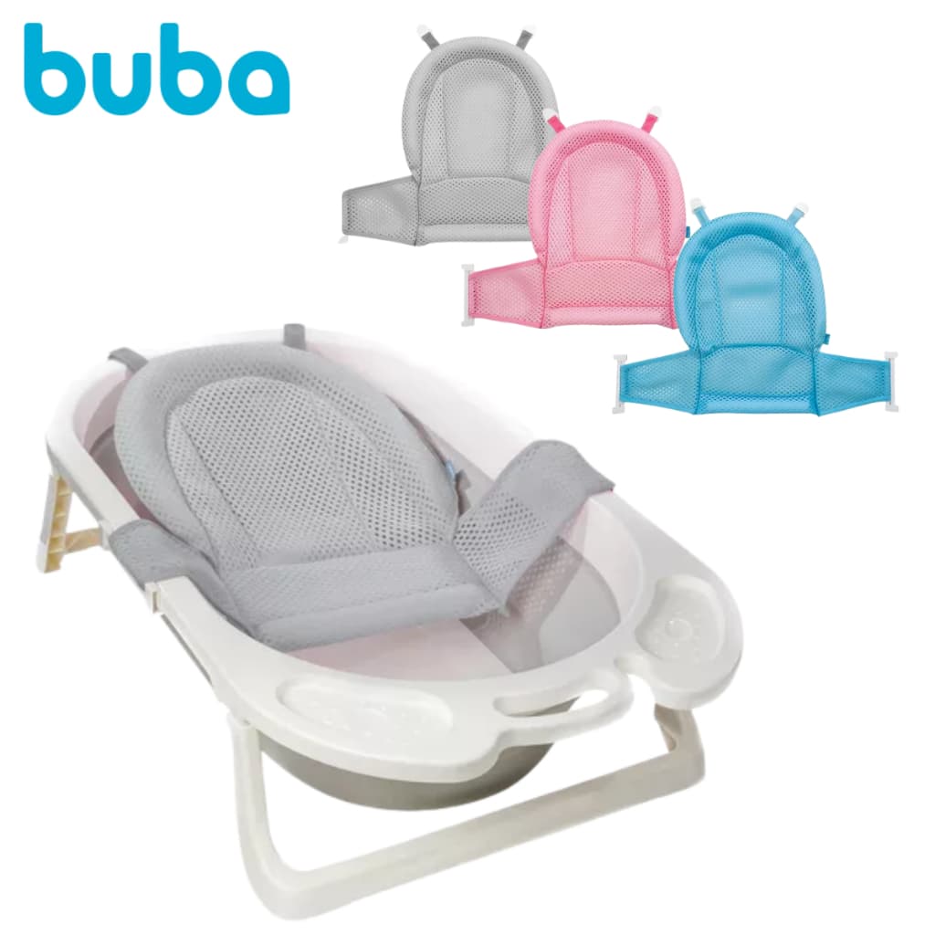 Rede De Proteção Buba Redutor Banheira Protetor Bebê Segurança Apoio
