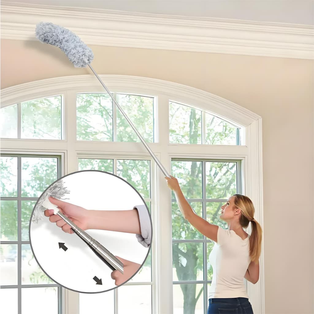 Espanador super Telescópico Extensível Até 2.80 Metros Microfibra