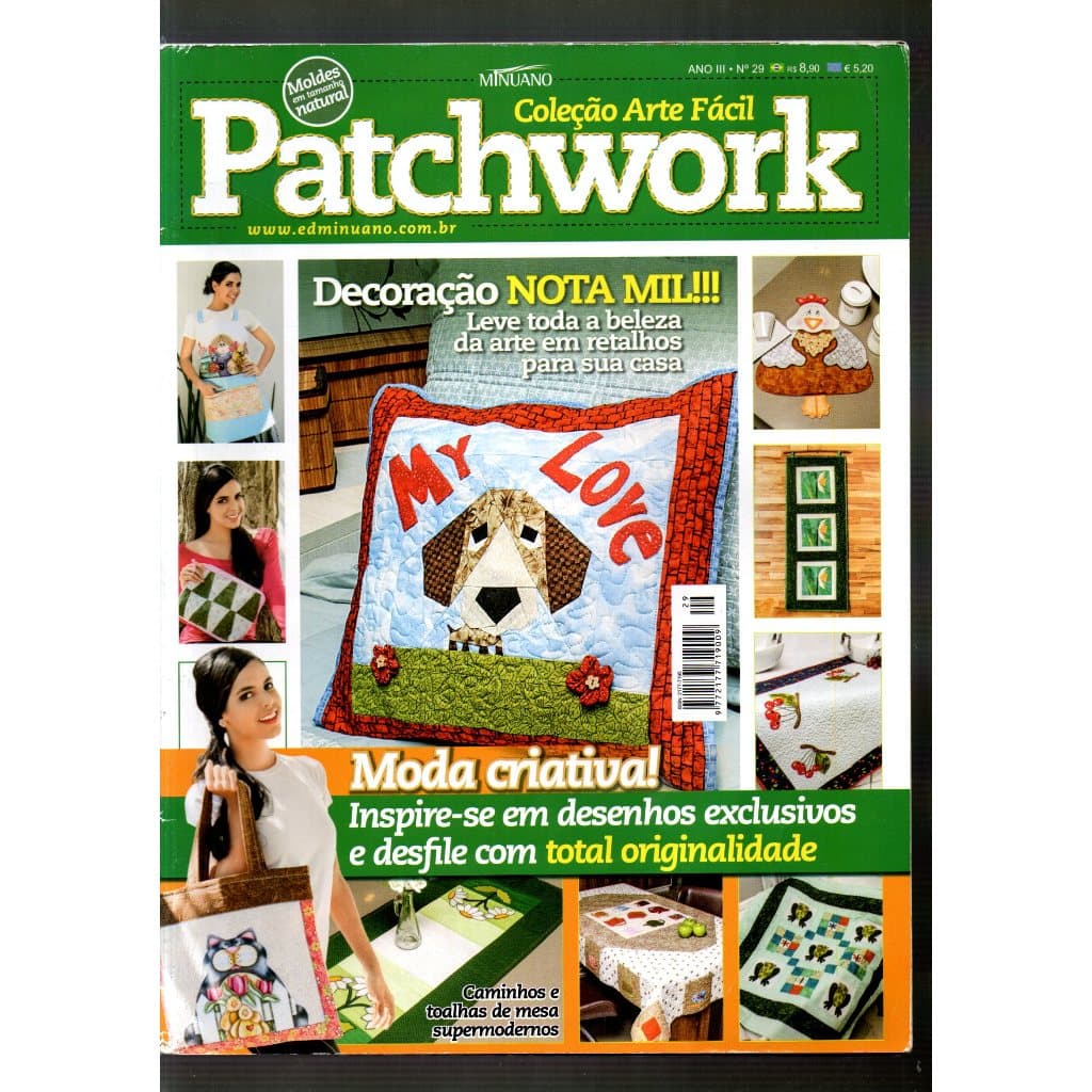 Revista Patchwork Coleção Arte Fácil, Ano 3, N 29