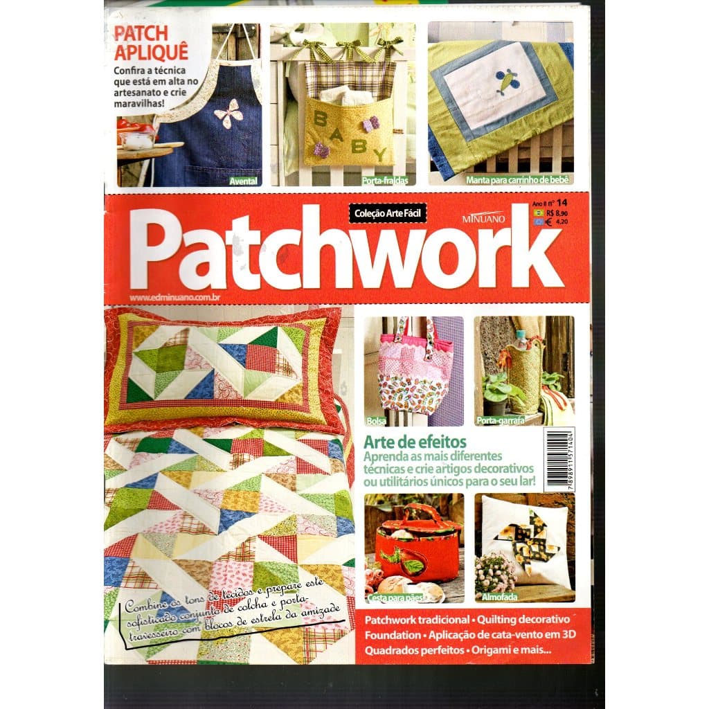 Revista Patchwork Coleção Arte Fácil, Ano 2, N 14