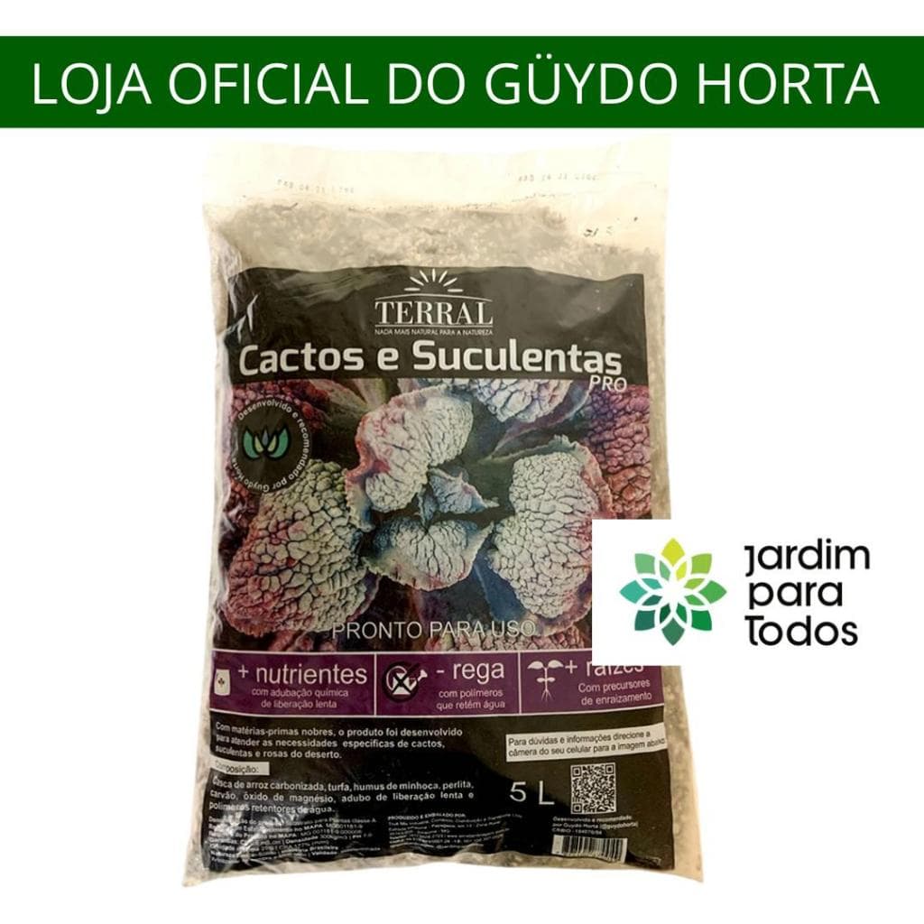 Terral Cactos e Suculentas PRO 5 litros