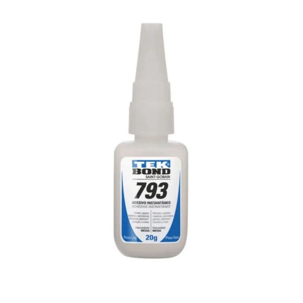 12 Peças  Cola Instantânea Tek Bond 20g