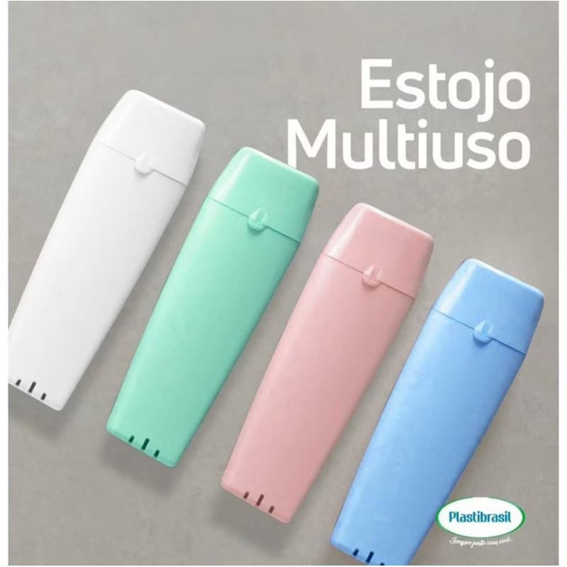 Estojo para Talher / Escova de Dente Viagem Multiuso