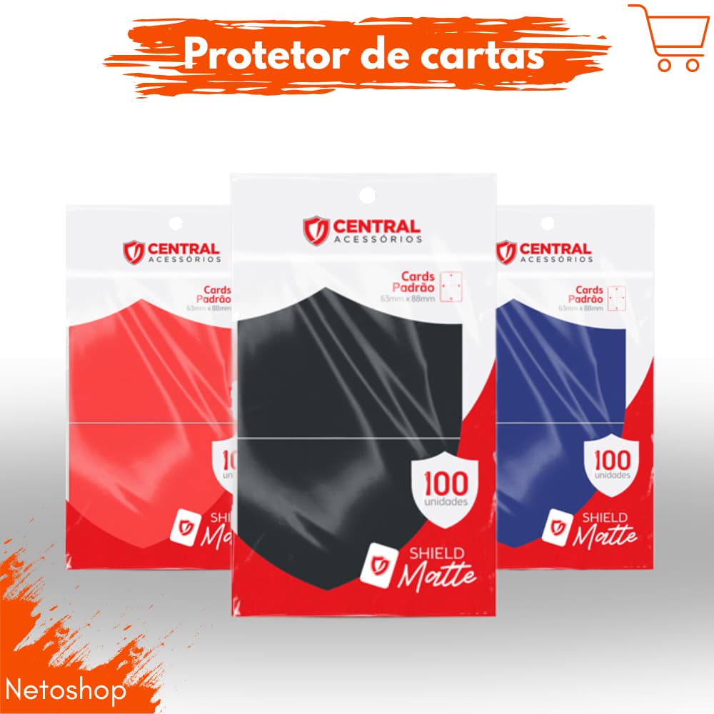 Shield – Matte / Central Shield / Sleeve / Protetor de cartas