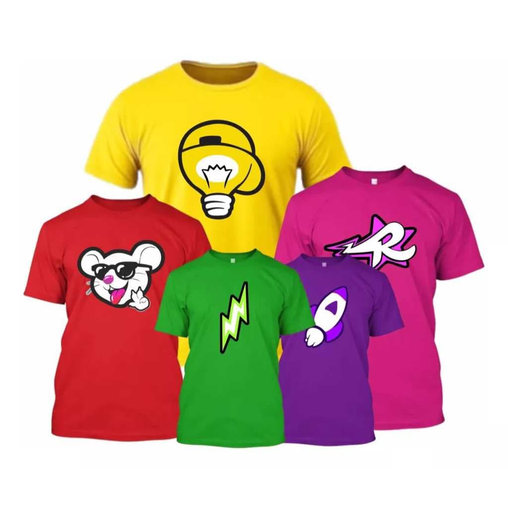 KIT COM 5 CAMISETAS DA EMILLY VICK