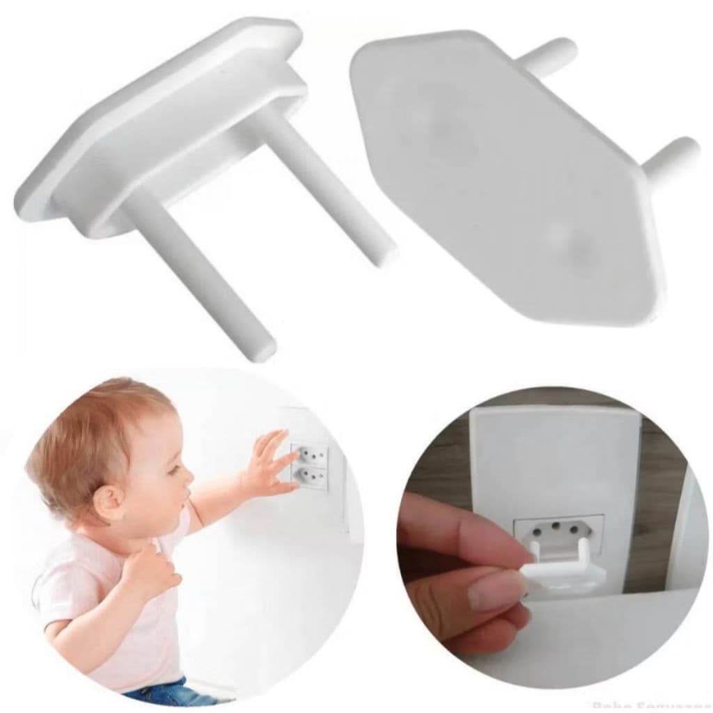 Kit com 12/24/36 Protetor de Tomada Segurança Para Bebê/Criança Contra Choque Elétrico.Frete Grátis