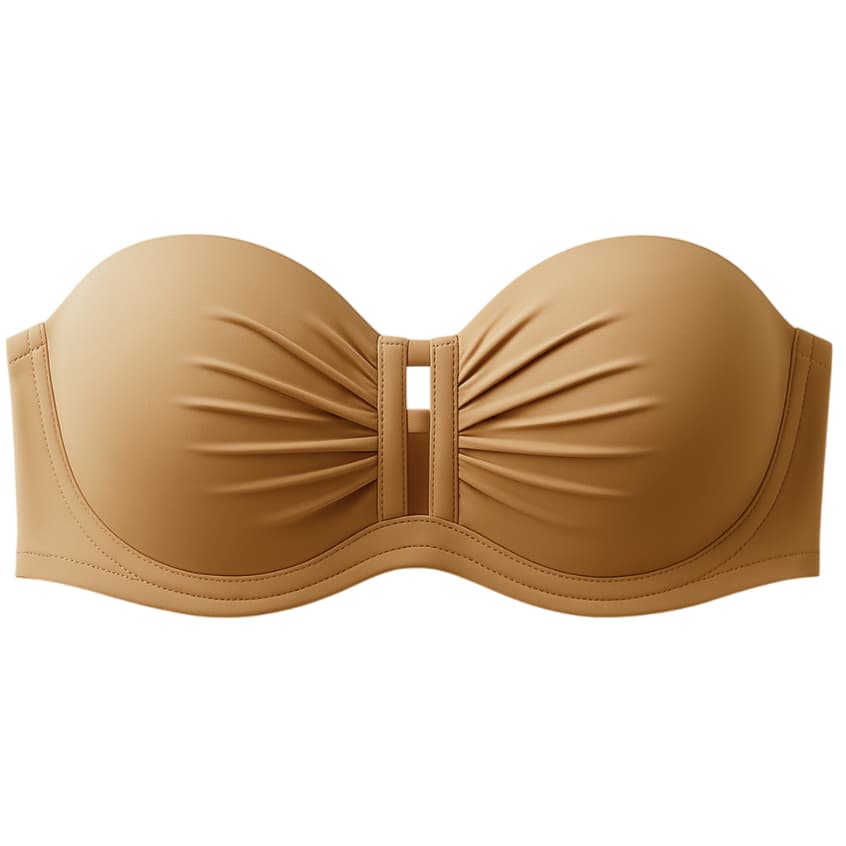 Sutiã Tomara que Caia Plus Size com Bojo e Sustentação Reforçada