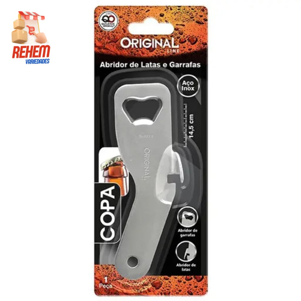 Abridor De Latas E Garrafas Copa - Grande - Original Line