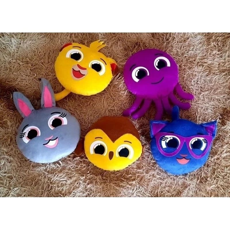 Ursinhos de Pelúcia Bolofofo 30cm - Pipi, Rick, Bunny, Pow e Sophie! Macios e Fofinhos!