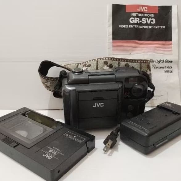 Camera Filmadora JVC SV3 e acessórios (Importada Disney)
