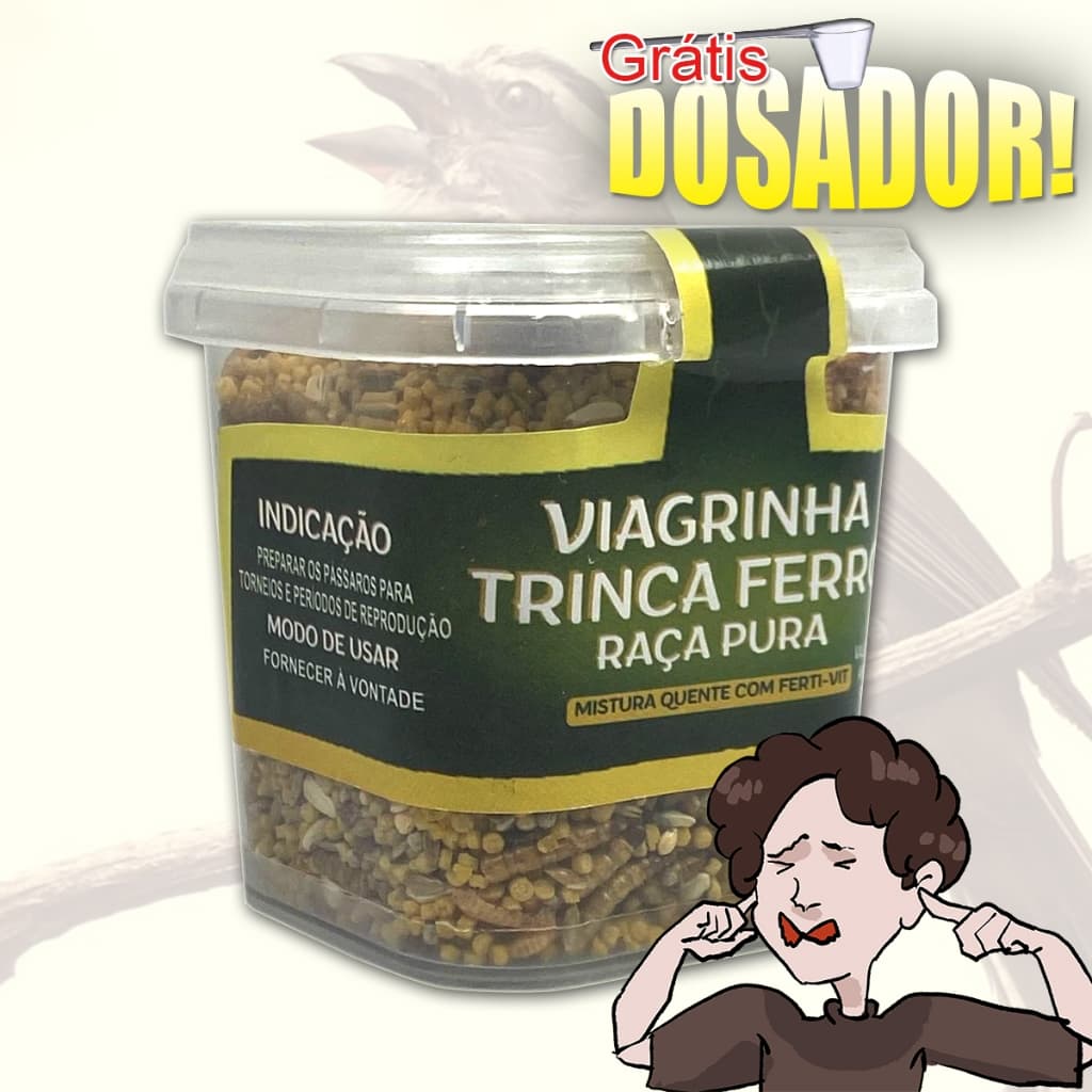 Ração Viagrinha Trinca Ferro Com Ferti-vit Top