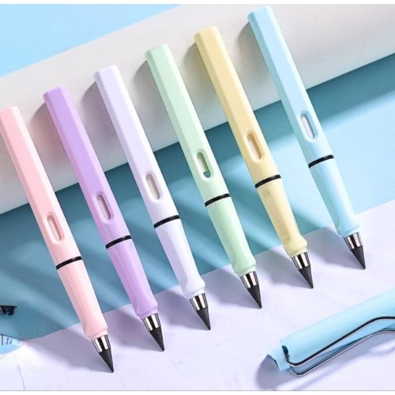 Lápis infinito eterno durável com borracha uso escolar unidade