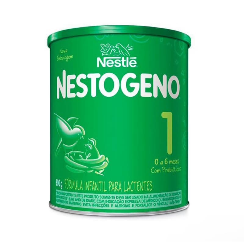 Fórmula Infantil Nestogeno 1 Nestlé 0 a 6 meses 800g