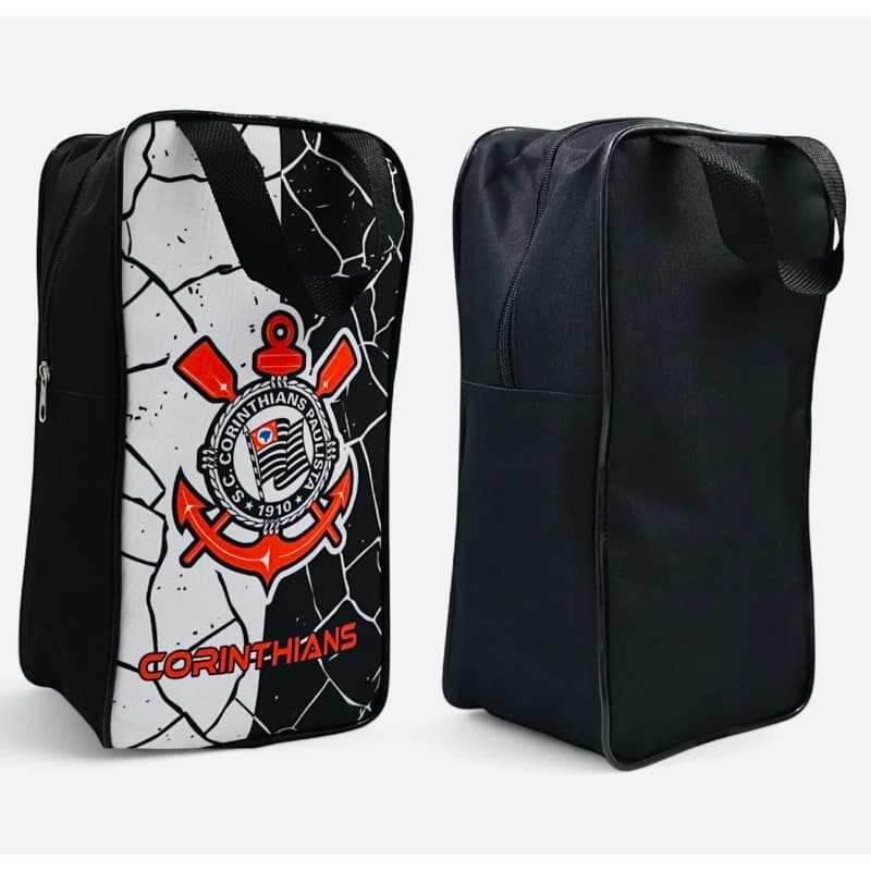 Porta Chuteira Corinthians Bolsa de Mão Personalizado Times de Futebol