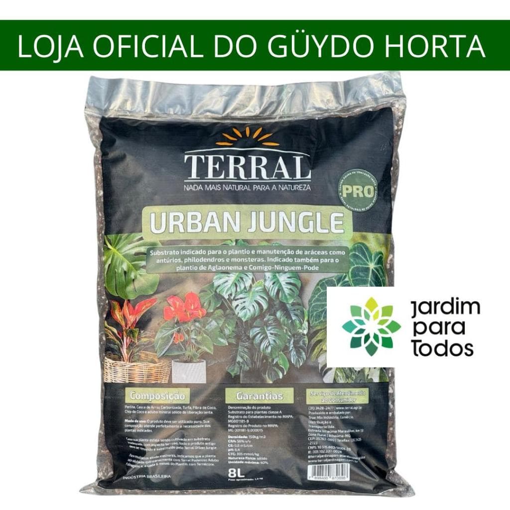 Substrato Terral Urban Jungle 8L