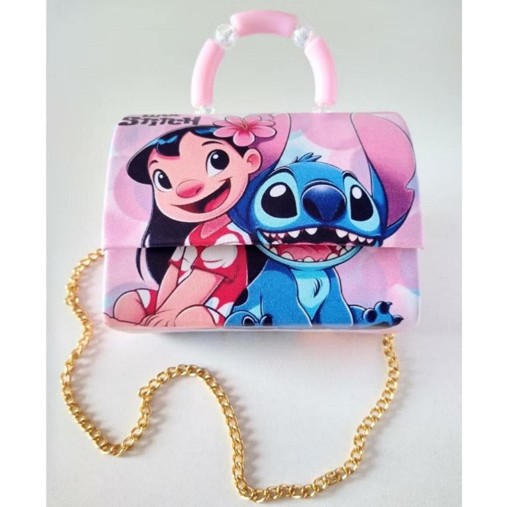 BOLSA INFANTIL BLOGUEIRINHA TRANVESSAL E ALÇA DE MÃO