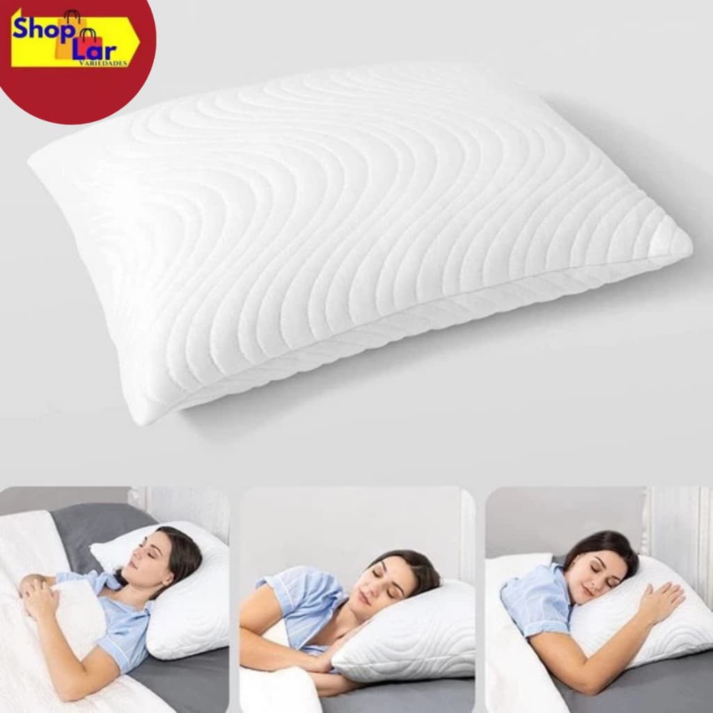 Kit 4 Travesseiro Fibra de Bambu Alto Firme Tradicional Antistress 70x50cm