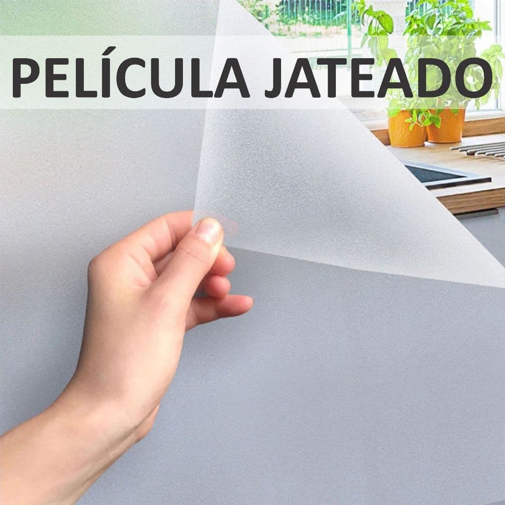 Adesivo Jateado Película Transparente Blindex Vidro