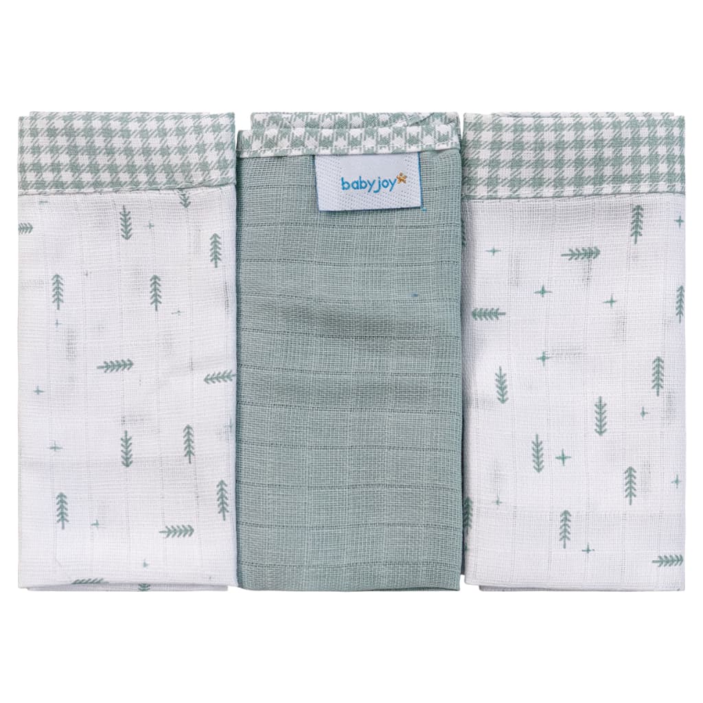 Paninho de Boca Kit 3 Unidades Baby Joy Classicos 100% Algodão Incomfral