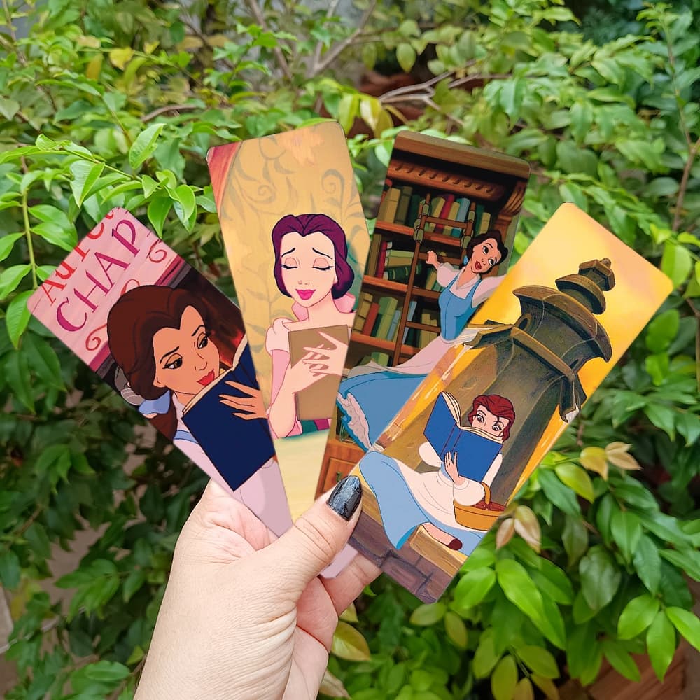 Kit com 4 Marcadores de Paginas Modelo Bela