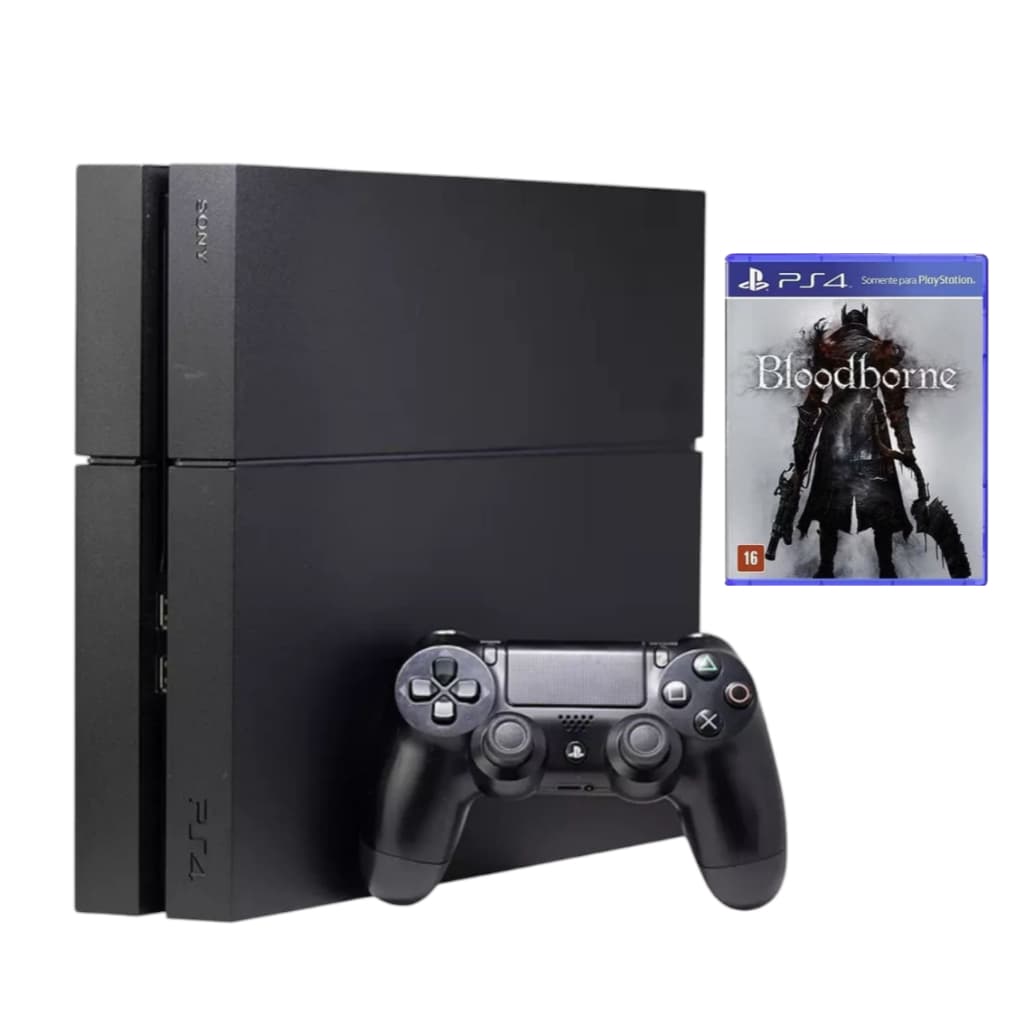 Ps4 fat usado de 500gb imperdível
