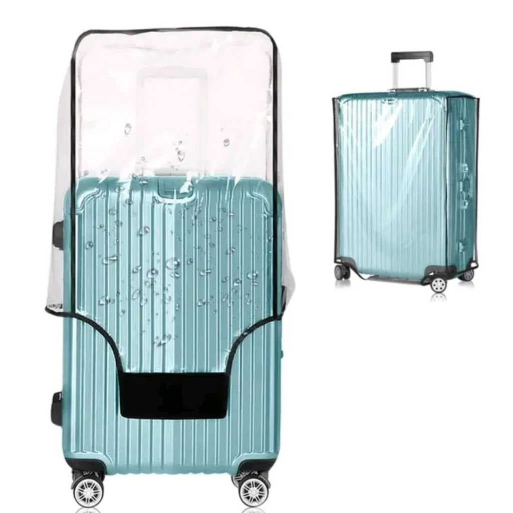 Capa Plástica Transparente para Mala de Viagem  perfeita para proteger sua bagagem