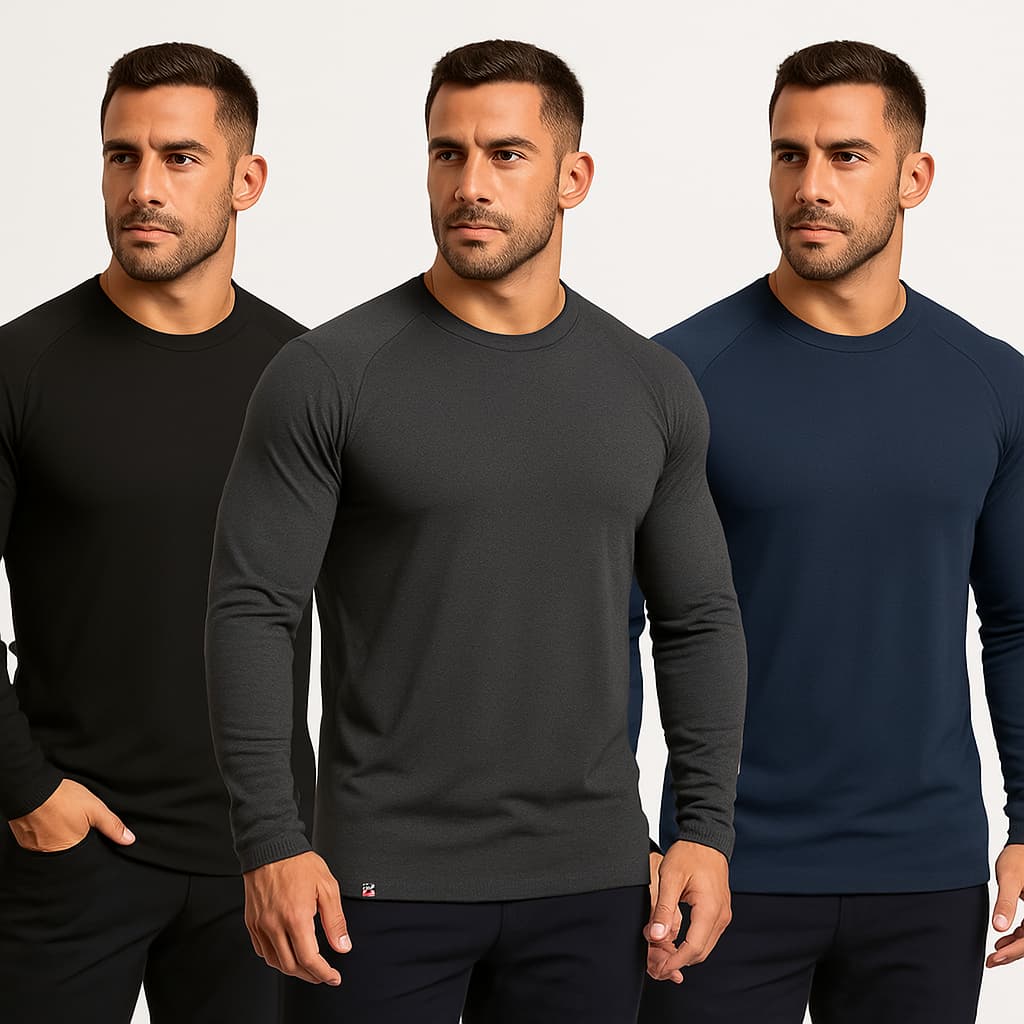 Kit 3 e 2 camisas Termicas Proteção Uv 50+ Camisa Fitness para academia Camisa Motoboy