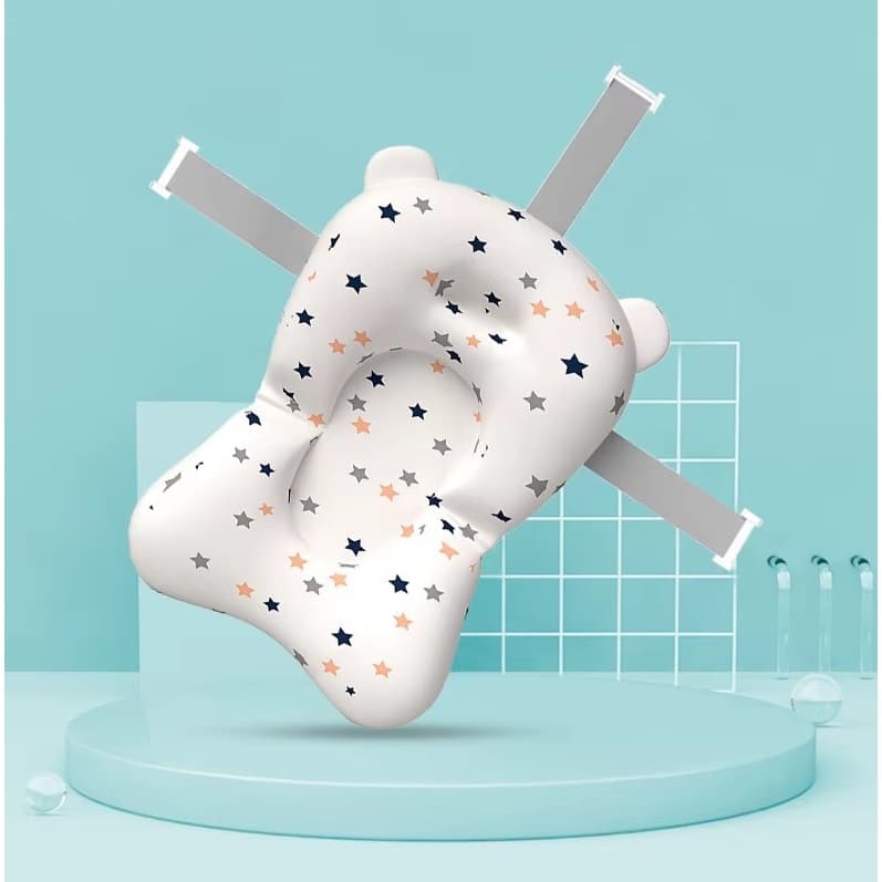 Almofada De Banho Para Bebê Com Cinto Banheira Infantil