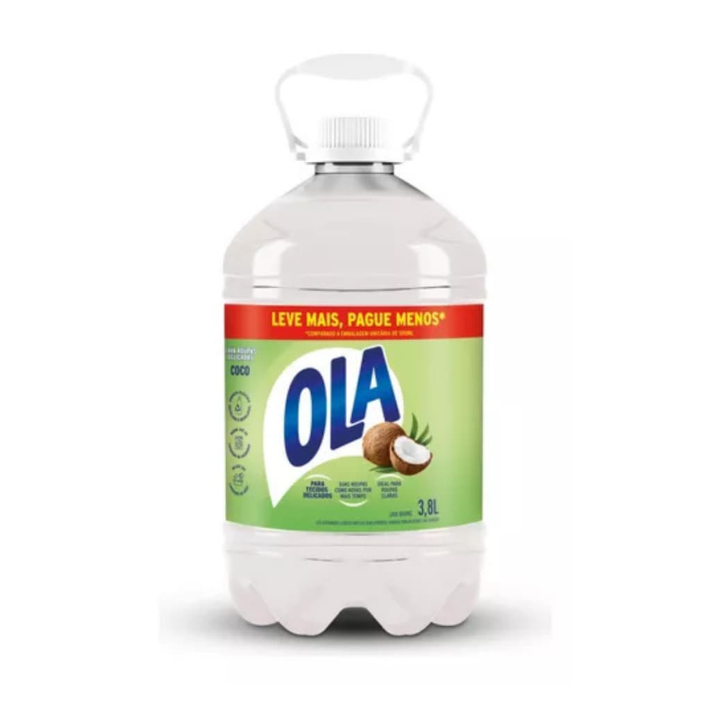 Lava Roupa Ola Bebê Coco 3,8 Litros (PROMOÇÃO)