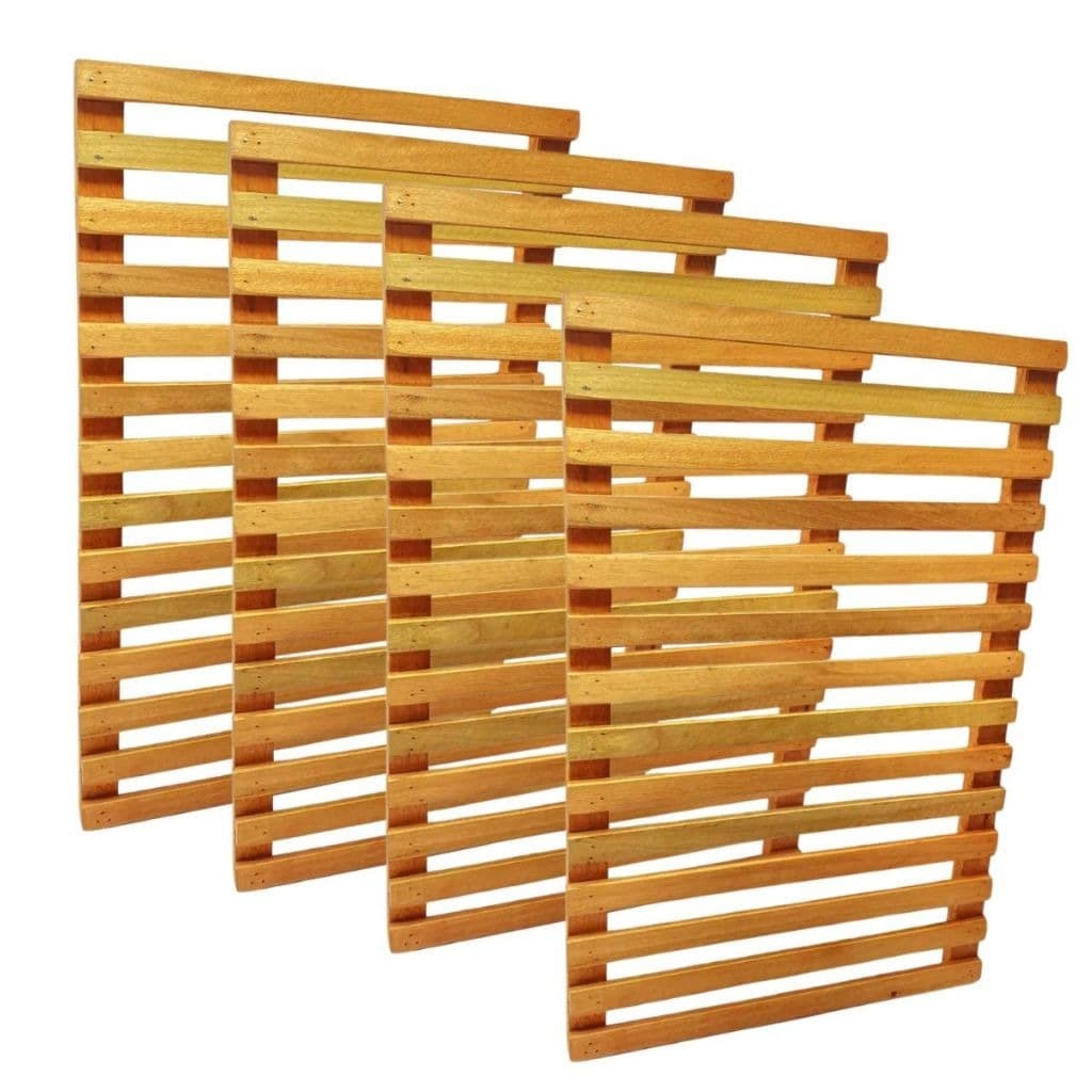 Kit 4 Jardim Vertical 60 x 50 Painel Madeira