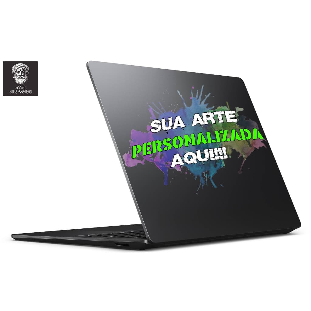 Skin adesivo para notebook com arte personalizada, TODOS OS TAMANHOS, criatividade proteção beleza cuidado estilo