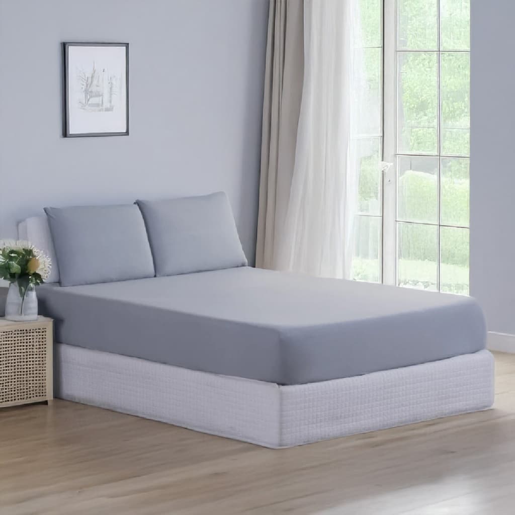 Kit Jogo de Lençol Malha 100% Algodão Fronhas Solteiro Casal Queen King Varias Cores