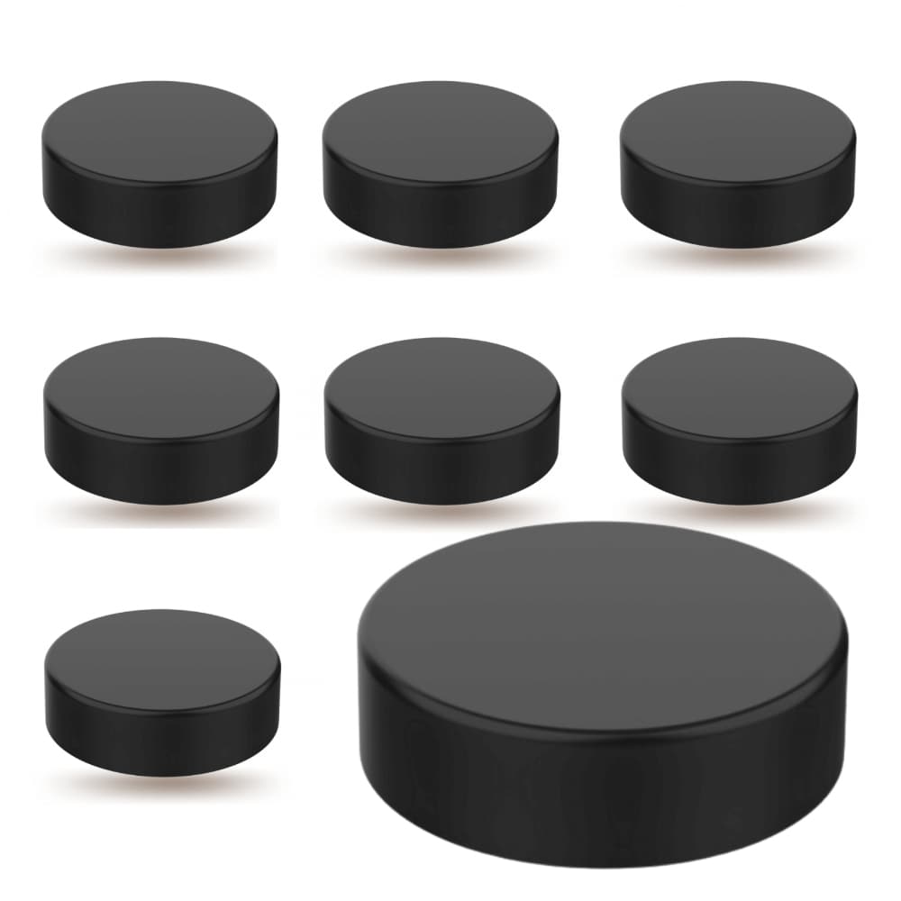 12 Tampa Plastica Alta Vidro Pote Palmito, Azeitona 63mm