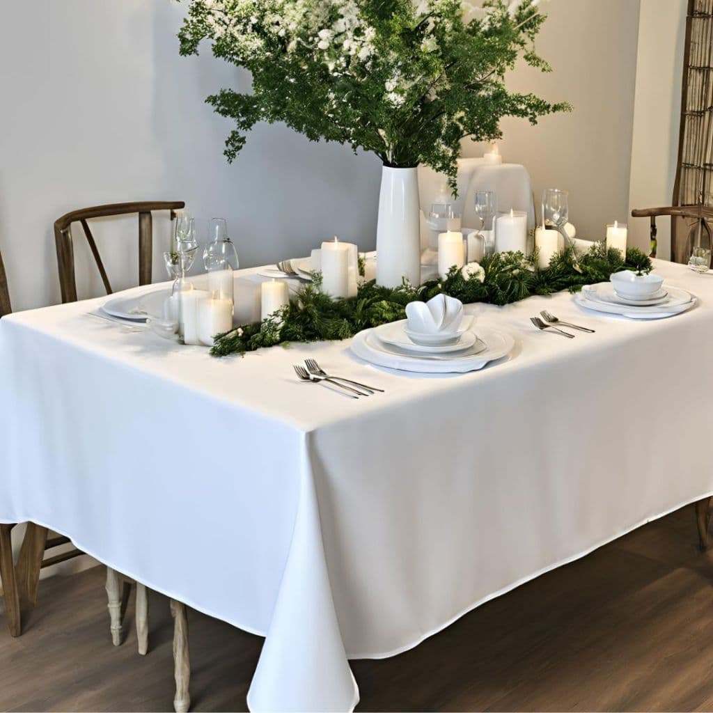 Toalha de mesa c/ bainha em oxford 4, 6 e 8 lugares, opções de cores e estampas