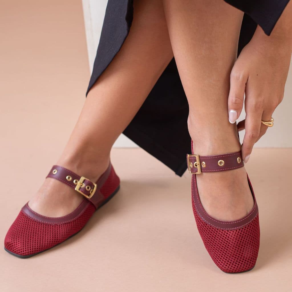 Sapatilha Tela Feminina Elegante Olios Confortável Telinha Transparência Conforto e Estilo para Dia a Dia