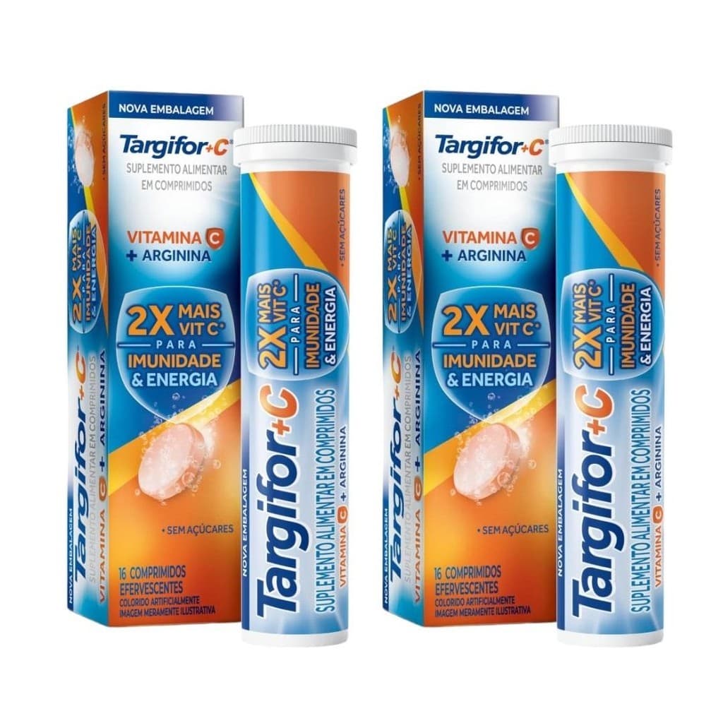 Kit Targifor + C 2 Caixas 16 Comprimidos Cada