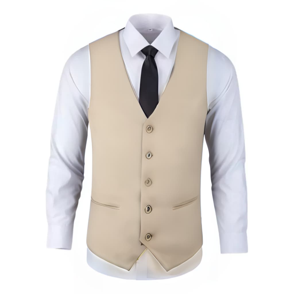 Kit Colete Social Masculino + Gravata Slim Oxford P Ternos e Eventos