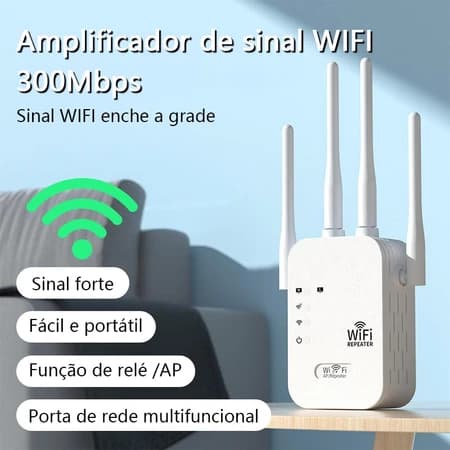 Repetidor Amplificador De Sinal Wifi 1200mbps Ultra Rápido sinal forte 110v/220v-G8