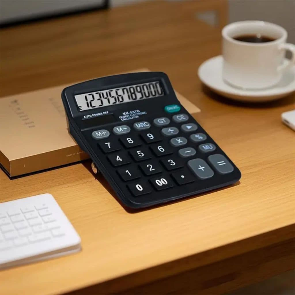 Calculadora Científica 240 Funções Calculadora Mesa Comercial Escritório Grande 12 Dígitos Bolso