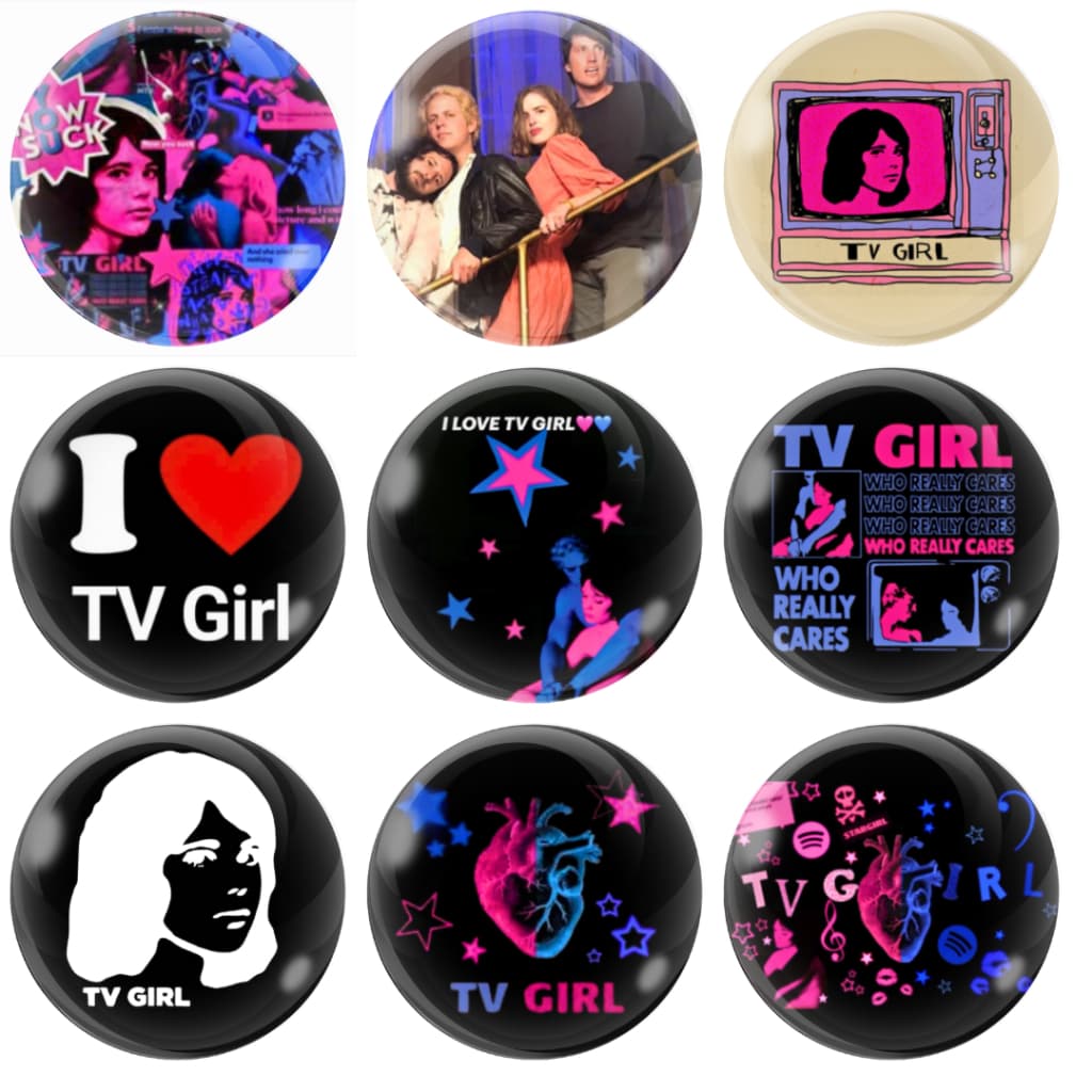 Bottons Broches Tv Girl (4,5cm)