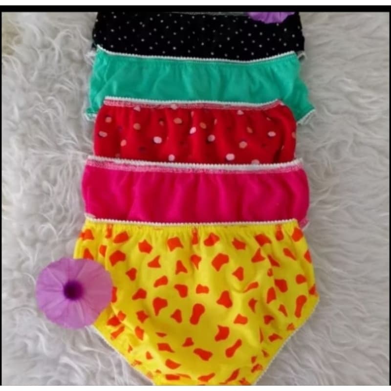 kit 30 calcinhas infantil de algodão com forro do P ao GG