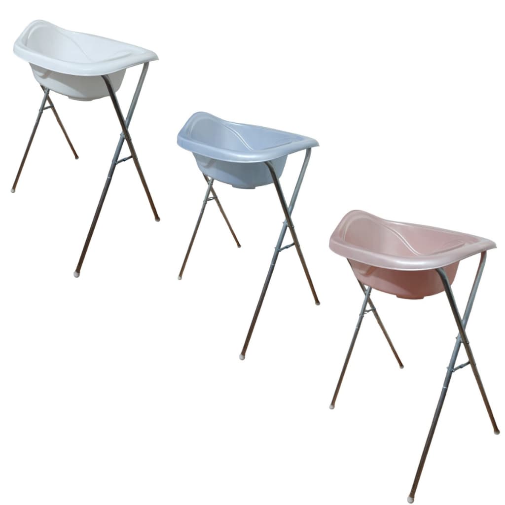 Banheira + Suporte Dobrável para Bebê Tanque Resistente - Barato - Direto da Fábrica