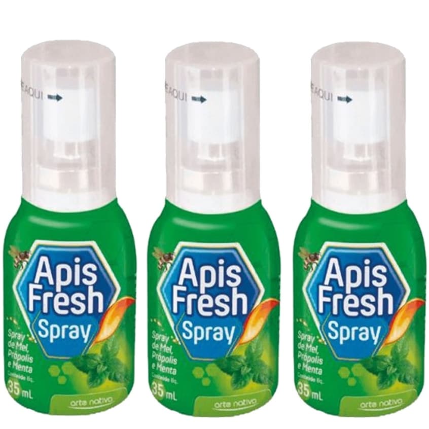 03un Aromatizante Bucal Mel Menta e Propólis Spray 35ml  Arte Nativa