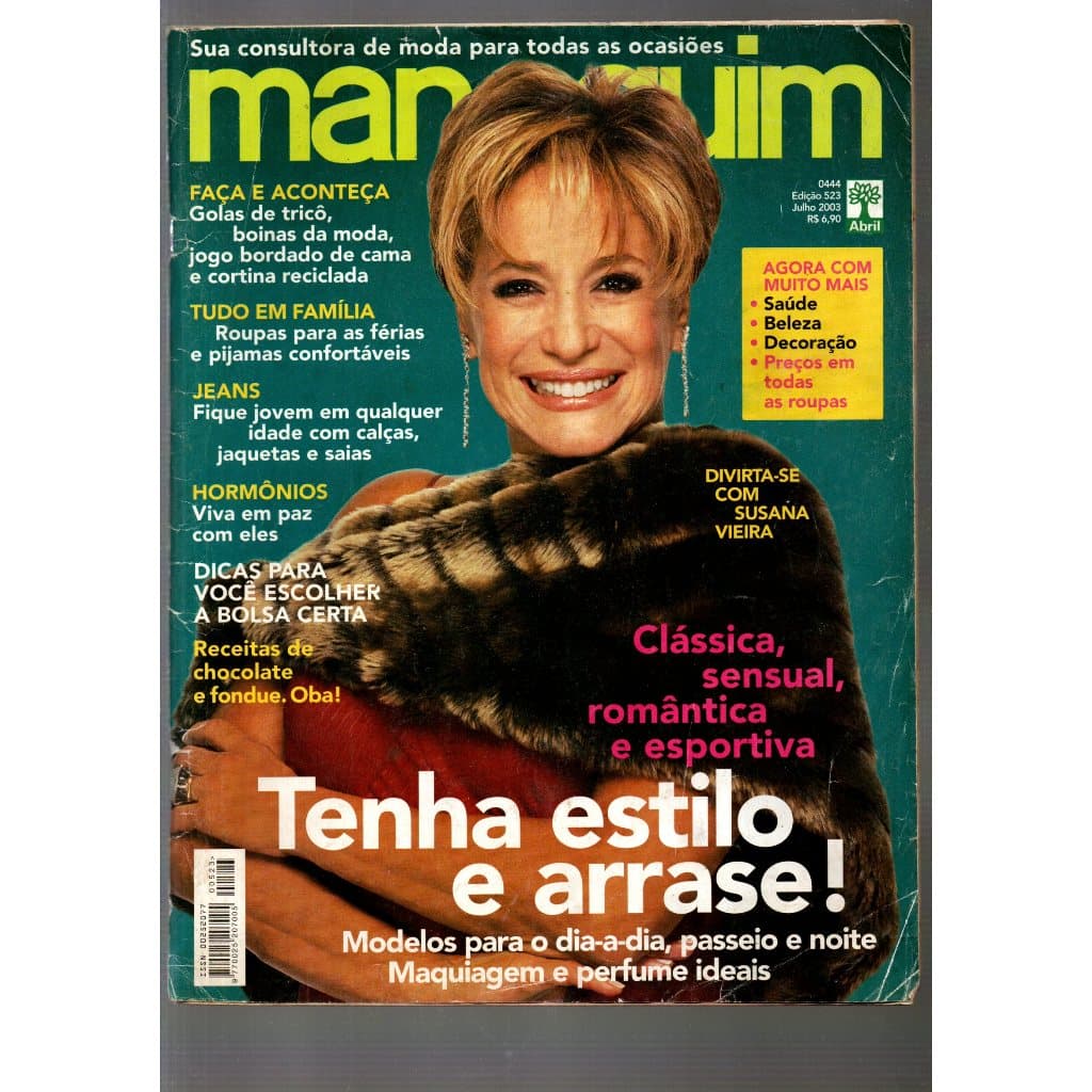 Revista Manequim, Edição 523, Junho 2003