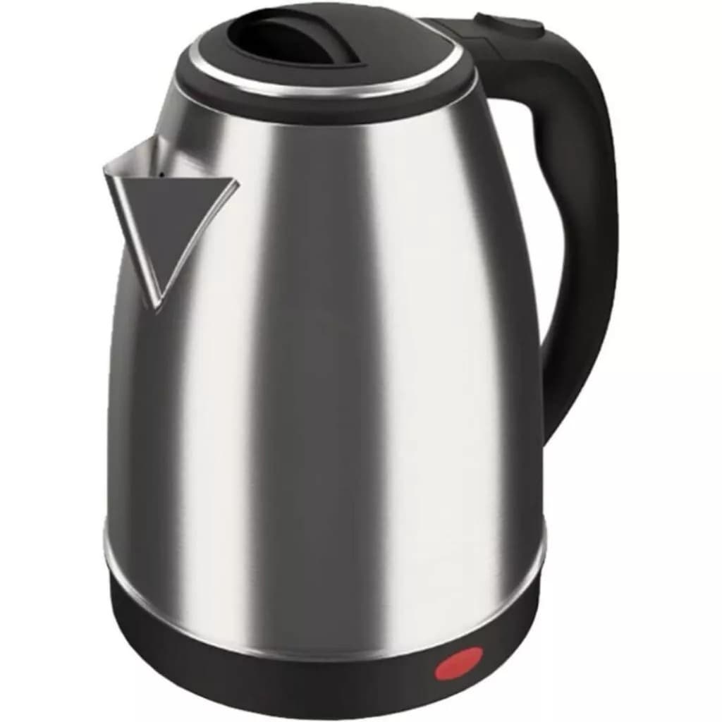 Chaleira Jarra Bule Elétrica de Aço Inox, 2.0L, 110V, Ferve Água Rápido com Tampa e Desligamento Automático.