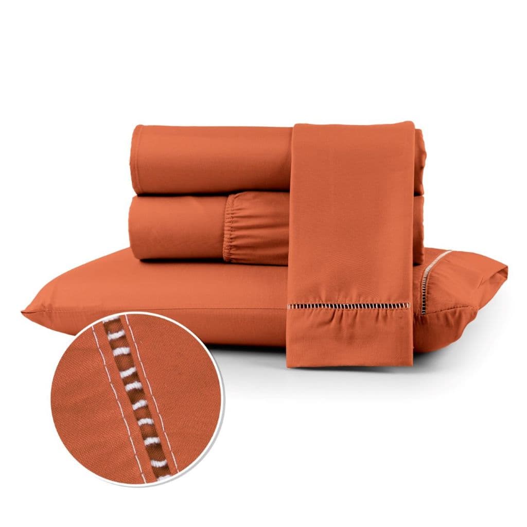 Jogo de Lençol 400 fios toque Suave e Acetinado Berço Solteiro Casal Queen King 02 e 03 Peças