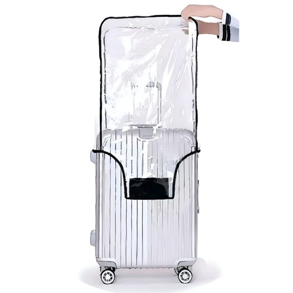 Capa Protetora De Mala Transparente Em Pvc À Prova D'água, Protetor De Viagem Para Malas