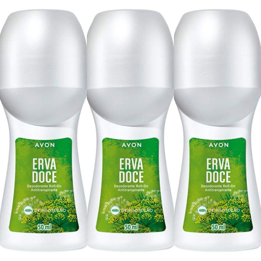 Roll on Erva Doce Avon Kit com 3/5/9 unidades (50ml cada)- PRODUTO ORIGINAL