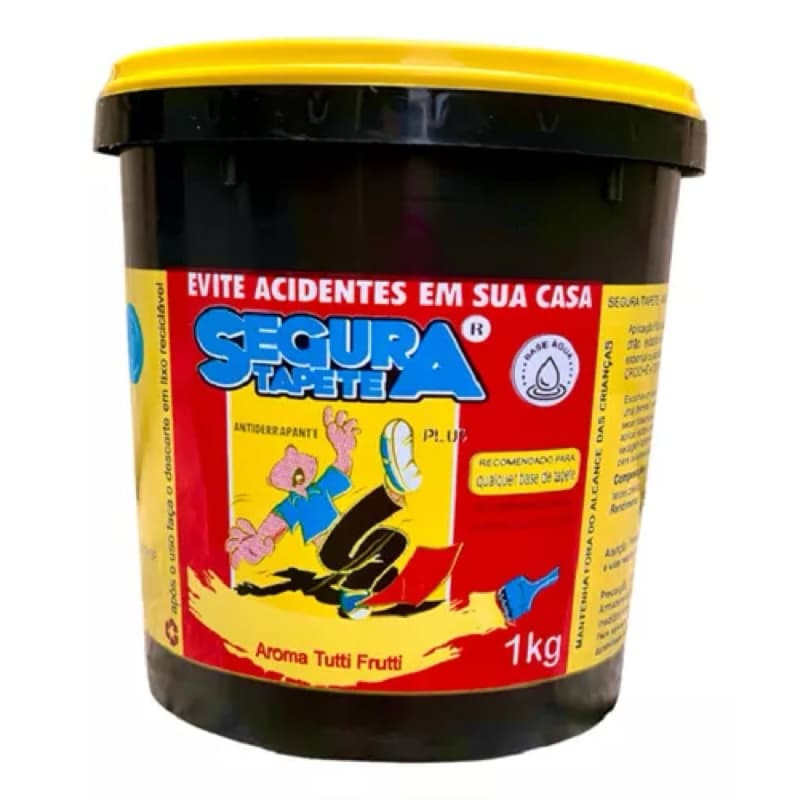 Antiderrapante para tapetes SEGURA TAPETE, com aroma de tuti fruti